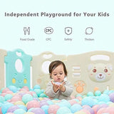 MoonxHome Ball Pit Balls for Toddlers, BPA Free Crush Proof Plastic Toy Balls for Ball Pit, Children's Pool Water Toys, Ideal Gift for Christmas Balls for Play Tent 2.15 Inch Pack of 100 Pure White