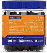 PupGrade Joint Support Supplement for Dogs - Natural Glucosamine Chondroitin with MSM - Hip & Joint Pain Relief - Recommended for Hip Dysplasia, Arthritis & Joint Disease - USA Tested - 360 Chews