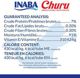 INABA Churu Cat Treats, Grain-Free, Lickable, Squeezable Creamy Purée Cat Treat/Topper with Vitamin E & Taurine, 0.5 Ounces Each Tube, 24 Tubes (4 per Pack), Chicken with Crab Recipe