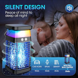 Bug Zapper Outdoor, 4200V Highly Effective Mosquito Zapper, Portable & Rechargeable Solar Bug Zapper with Night Light, Electric Cordless Fly Zapper, IP68 Waterproof Insect Zapper for Patio Porch