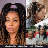3 Pcs Spriral Lock Hair Tie dreadlock hair tie set dreadlock accessories for women and men dreadlocks ponytail holder Dread hair ties for braids thick curly hair (16 inches, Light Colour)