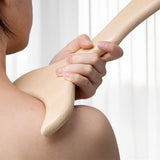 Allshow Wooden Gua Sha Tools Professional Lymphatic Drainage Tool Wood Therapy Massage Tools for Maderoterapia (Burlywood)