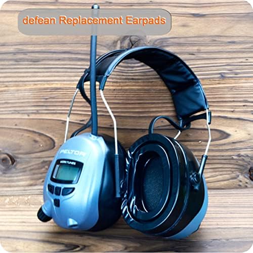 Silicone Gel Instant chill Earpads - defean Replacement Ear Cushion Compatible with 3M WorkTunes(90543, 90544, 90542, 90541)/ Peltor Range Guard Connect Hearing Protector(EM042/033/037 Series)