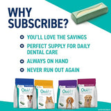 OraVet Dental Chews for Dogs, Oral Care and Hygiene Chews (Extra Small Dogs, 3.5-9 lbs.) Yellow Pouch, 30 Count