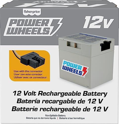 Power Wheels Ride-On Toy Replacement Battery 12-Volt 12-Ah Rechargeable for Preschool Vehicles