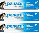 (3 Pack) PANACUR Dewormer Horse Paste 10%, 100mg Each