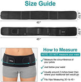 Si Belt Sacroiliac Belt for Women and Men That Alleviate Sciatic, Pelvic,Lower Back and Leg Pain, Stabilize SI Joint,Breathable Anti-Slip Sacroiliac Hip Brace Fit Hip Size 30" - 45"