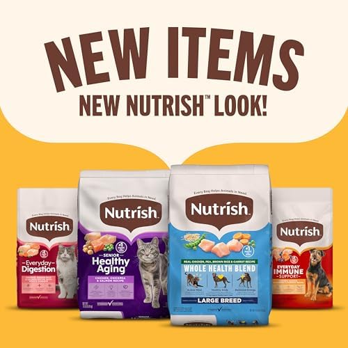 Nutrish Real Beef, Pea & Brown Rice Recipe Whole Health Blend Dry Dog Food, 14 lb. Bag, Packaging May Vary (Rachael Ray)