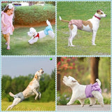 XPCARE 6 Pack Washable Female Dog Diapers - Reusable Doggie Diapers, Highly Absorbent Dog Diapers Female, Leak-Proof Puppy Diapers for Female Dog（M）