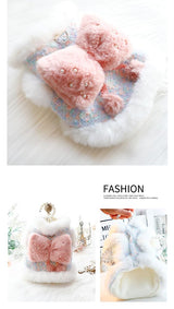 MaruPet Winter Windproof Elegant Fake Two Pieces Dog Vest Coat Warm Dog Vest for Cold Weather Dog Down Jacket for Exrta Small, Small Dogs H-Colorful S