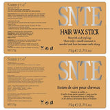 Slick Back Hair Brush Set: Hair Wax, Edge Brush, Rat Tail Comb, Bristle Brush, Hair Bun Accessories, Smoothing Brush for Women & Kids