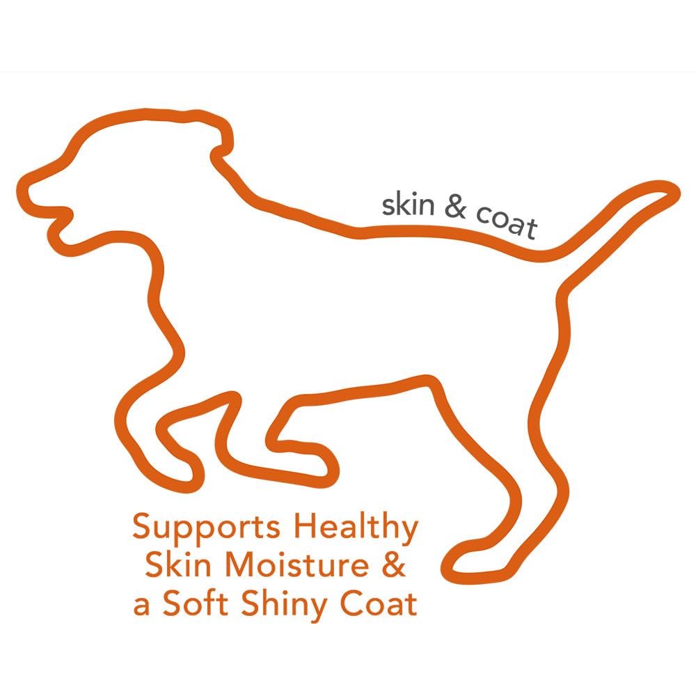 Vet's Best Skin & Coat Dog Supplements - Formulated with Vitamin E and Biotin to Maintain Dogs Healthy Skin and Coat - 50 Chewable Tablets