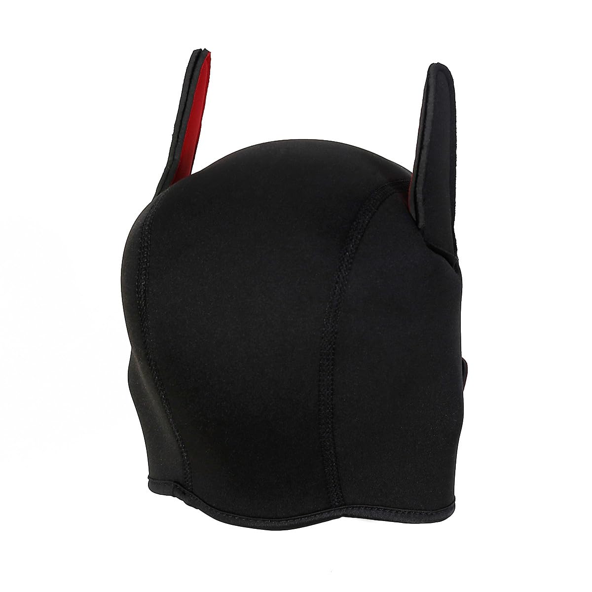 Womalen Adults Neoprene Puppy Hood Mask Pup Play Gear, Removable Cosplay Dog Full Face Pup Hood Pup Mask (Purple)