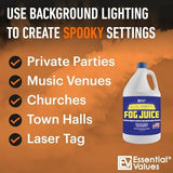 Smoke Machine Fog, Fluid for Fogging Machines – Fog Juice That Produces Long-Lasting Medium Density Smoke for Water-Based Foggers, For 400-1500 Watt Machines (4 pack)