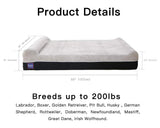 Laifug Extra Large Pet/Dog Bed Removable Washable Cover (Jumbo Replacement Cover (50"x36"x10") Slate Grey)