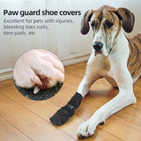ETIAL Dog Paw Wound Recovery Boot, Waterproof Dog Bootie for Injured Paw, Anti-Slip Dog Shoe with Self-Adhesive Strap, Dog Paw Protector for Outdoor Walking & Keep Dogs from Licking Wounds (XL)