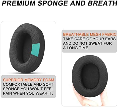 GVOEARS Replacement Ear Pads for Sennheiser HD4.50BT HD4.50BTNC HD4.40BT Headsets Earpads Replacement, Earpads Cushions for Sennheiser HD4.50BT (HD4.50 MF Black)