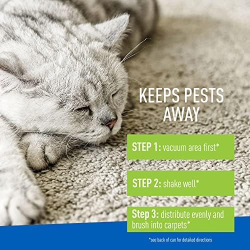 ADAMS Plus Carpet Powder, Kills Fleas and Ticks On Contact, Kills All Stages of the Flea Life Cycle, 30 Day Protection, Freshens and Deodorizes, Treats Up to 400 Sq Ft, 1LB