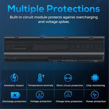 TREE.NB Replacement Battery for HP MU06 MU09 Laptop Battery, HP Spare 593553-001 593554-001, HP Compaq Presario CQ32 CQ42 CQ43 435 436, HP Pavilion DM4 G4 G6 G7 DV3-4000 DV5-2000 DV6-3000 DV7-6000