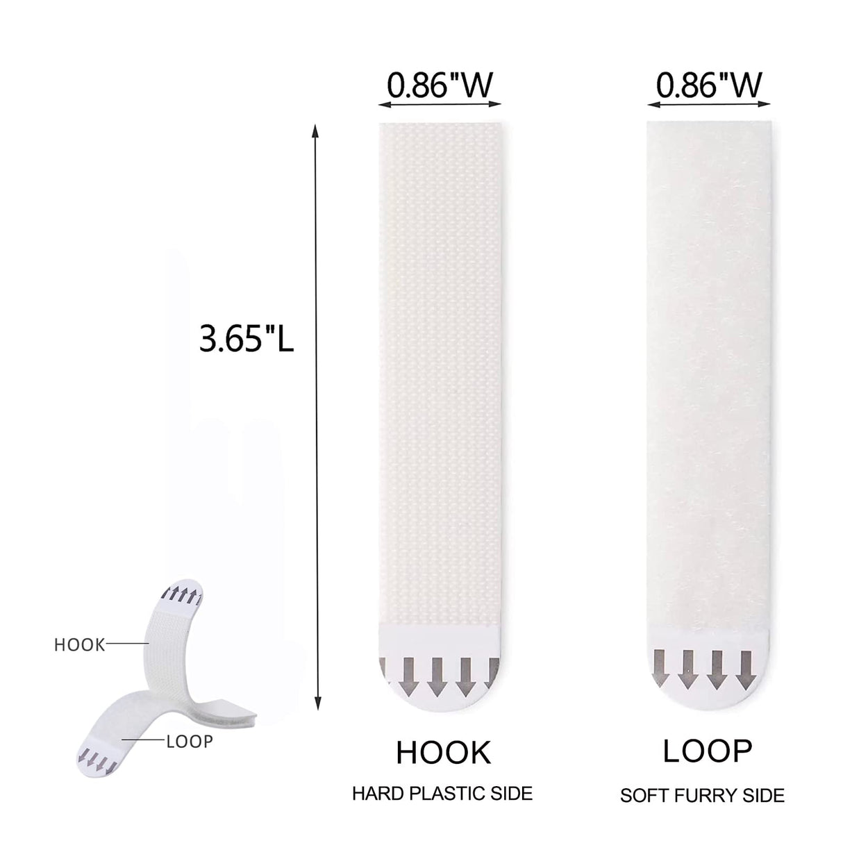 28 Pairs(56 Strips) Large Picture Hanging Strips Heavy Duty, Damage Free Picture Hangers, Hook and Loop Tape, Removable Adhesive Strips for Frame Hanging, Christmas Decorations.