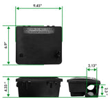 Large Rat Bait Stations 2 Pack Effective Mouse Bait Station for Home Garden and Outdoors. This Rodent Bait Station Keeps Children and Pets Safe (Bait is not Included)