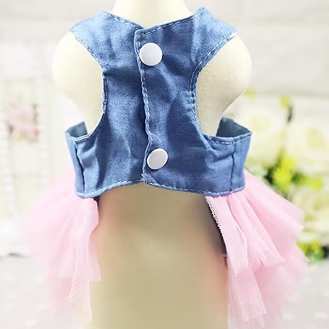 Chihuahua Fancy Dress for Dog Cats Clothes Puppy Dresses for Medium Dogs Wedding Fashion Doggie Winter Dresses XL