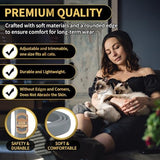 4 Pack Flea Collar for Cats, 32 Months Flea and Tick Prevention for Cats, Waterproof Cat Flea Collar, Cat Flea and Tick Treatment, Adjustable Flea and Tick Collar for Cats Kittens-Black&Gray