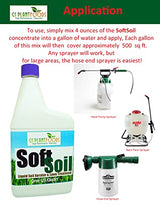 Soft Soil Liquid Aerator & Lawn Treatment to Fix Compacted Soils, Improve Drainage with Non-Mechanical Liquid Application. 1 Gallon