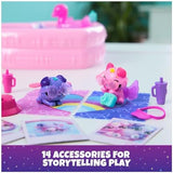 Hatchimals Alive, Neon Rainbow Bestie Pool Party with 2 BFF Figures in Color Reveal Eggs, 14 Accessories, Kids Toys for Ages 3 and up