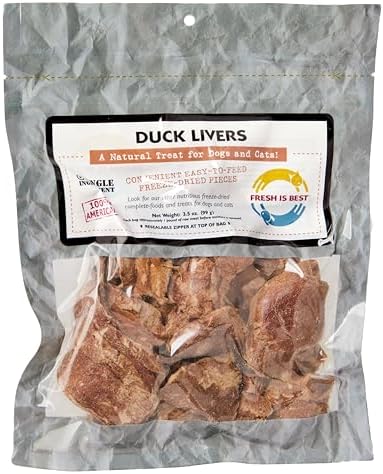 Fresh Is Best - Freeze Dried Healthy Raw Meat Treats for Dogs & Cats - Duck Livers