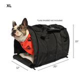 SturdiBag Pro 2.0 Pet Travel Carrier for Cats and Dogs | Soft Sided Pet Carrier Bag with Safety Clips and Seatbelt Straps for Car Travel | XL, Lime