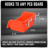 HORUSDY 238-Piece Pegboard Hooks Assortment, Pegboard Accessories with Pegboard Bins for Organizing Various Tools