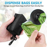 2Packs Dog Poop Bag Holder for Leash Attachment Dog Poop Bag Dispenser Dog Waste Bag Dispensers for Leash Accessory Dog Poop Bag Holders Fits Dog Leash Include Hand Free Holder Metal Carriers, Purple