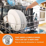 Air Fryer Replacement Parts for Ninja Foodi DualZone Air Fryers, 2 PCS Food Grade Air Fryer Accessories Grill Pan Plate Crisper Plate Rack Tray for Ninja DZ090 DZ201 DZ100 Air Fryer, Dishwasher Safe