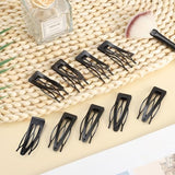 36 Pcs Black Snap Hair Clips, Hair Clips Metal Hair Barrettes Stocking Stuffers for Women Girls Hair Accessories Gift Christmas Gifts