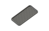 Sun Dolphin Heavy Duty Plastic Shoe Tray, 36x17 Inches Water Resistant Shoe Mat for Indoor & Outdoor Use, Multipurpose Boot Mat for All Seasons (Black, Large)