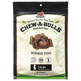 Redbarn Chew-A-Bulls, 6 Pack – Large Toad Shape Dog Dental Treats – Daily Oral Care with Fun Ridges & Grooves, All Natural Ingredients, Highly Digestible Chews & Low in Fat