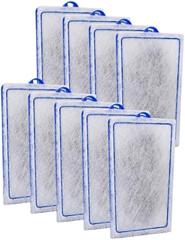9 Count Assembled Medium Filter Cartridges Compatible with Tetra Whisper Bio-Bag Filters 10i PF10 Reptofilter 90 GPH Medium Replacement Filter Cartridges for Whisper Filter & Aquariums