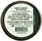 Murphy’s Naturals Insect Bite Relief Balm, Travel-Friendly, Soothes Bug Bites with Plant-Based Oil, Fast-Acting, Easy Application, 0.75oz