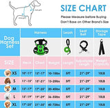 NESTROAD No Pull Dog Harness,Adjustable Oxford Dog Vest Harness with Leash,Reflective No-Choke Pet Harness with Easy Control Soft Handle for Large Dogs(X-Large,FluorescentGreen)