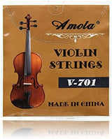 3 Packs Full Set Replacement Stainless Steel 4/4 Size Violin Strings E A D G