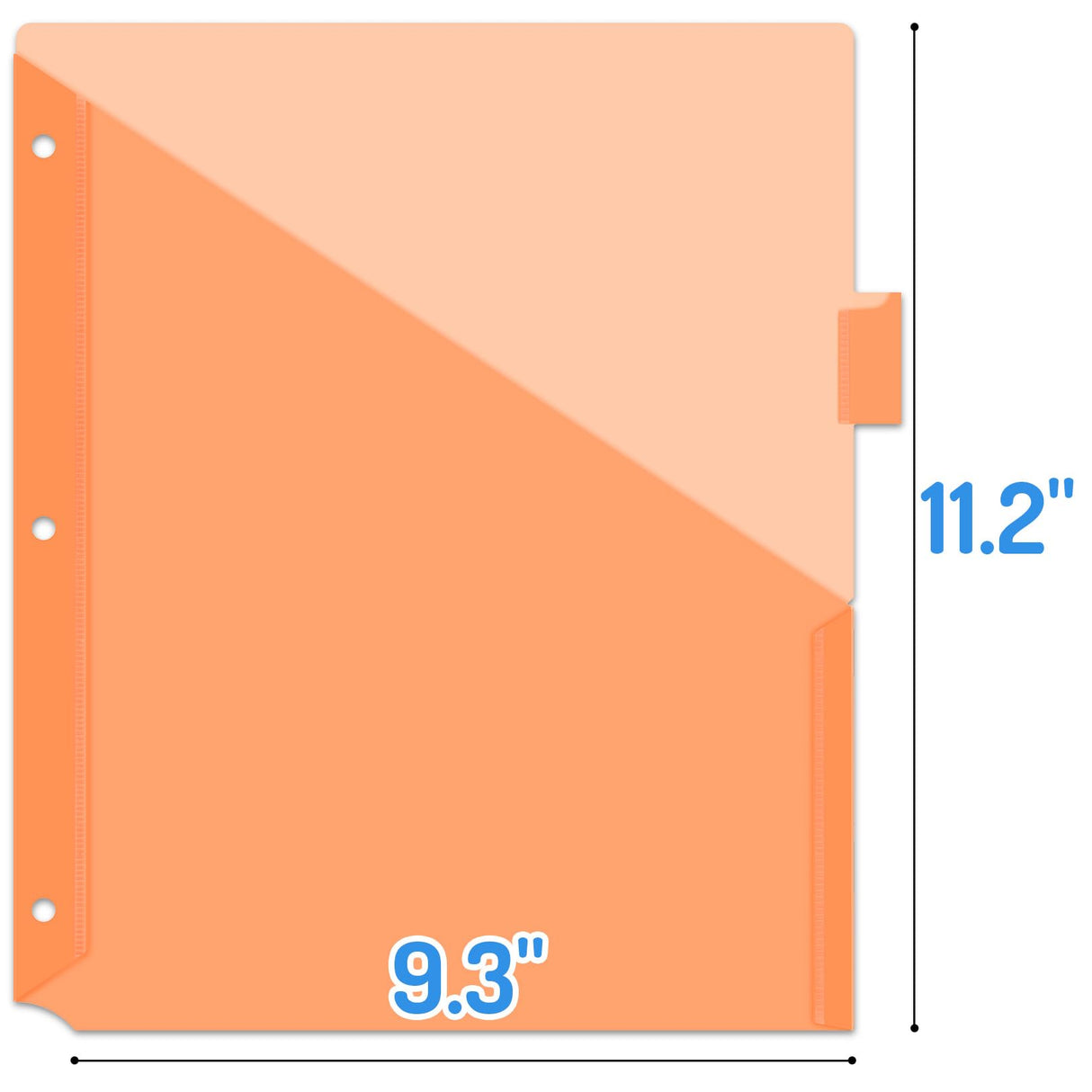Forvencer 8 Count Dividers with Two Pockets, 8 tabs Binder Dividers for 3 Ring Binder Organizer, Multicolor, 1 Set