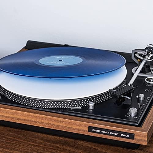 Acrylic Turntable Mat by Break Tradition - Vinyl Record Accessories for LP Record Player - Premium Turntable Slipmat to Reduce Noise Due to Static and Improve Sound Quality (White)