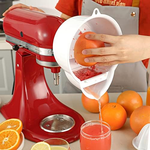 Juicer Attachment for Kitchenaid Stand Mixer with 2 Size Reamer, Citrus Juicer Attachments for Kitchen aid Accessories and attachments by InnoMoon
