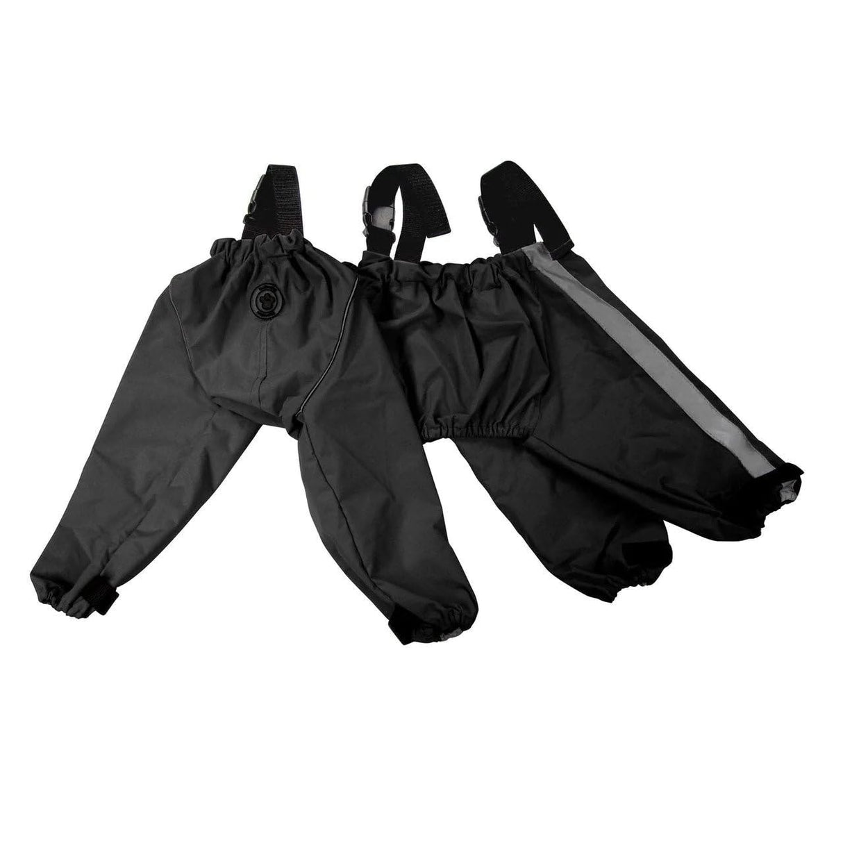 FouFou Dog 62562 Bodyguard Protective All-Weather Dog Pants, Small, Black