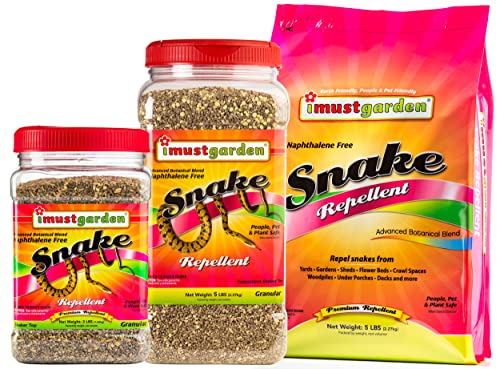 I Must Garden Snake Repellent: Powerful All-Natural Protection - 5lb Bag