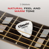 D'Addario Celluloid Guitar Picks - Guitar Accessories - Guitar Picks for Acoustic Guitar, Electric Guitar, Bass Guitar - Natural Feel, Warm Tone - Green, Medium 0.70mm, 25-pack