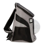 Fat Cat Backpack Carrier - Airline Approved Cat Carrier with Space Capsule Bubble for for Small Cats, Kitten - Premium Grey Heather Cat Carrier Backpack for Outdoor, Travel, Hiking, Pet Supplies