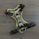 Wilderdog Lightweight Dog Harness with Reflective Straps - Large - Olive