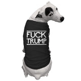 Fuck Trump - Funny Anti MAGA Dog Shirt (Black, 2X-Large)